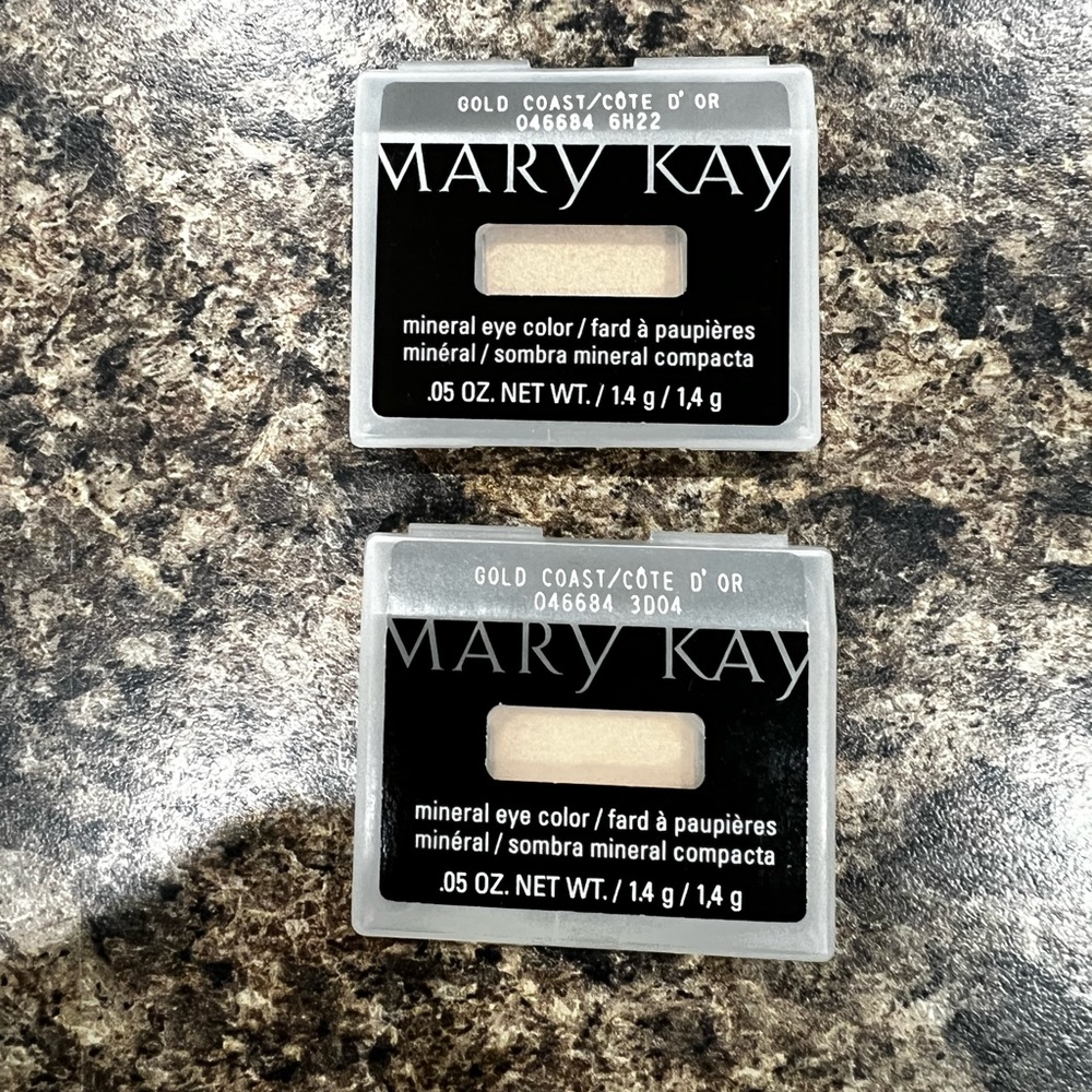NEW Lot of 2 Mary Kay Mineral Eye Color, Gold Coast, 046684, Discontinued